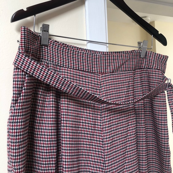 Asos wide leg cropped paper bag pants with belt detail ♦️◾️♦️◾️♦️ - Picture 11 of 16